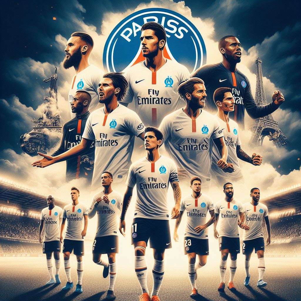 Olympique de Marseille mot PSG laguppställning